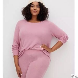 TORRID Super Soft Plush Long Sleeve Lounge Tee – Plus Size 4